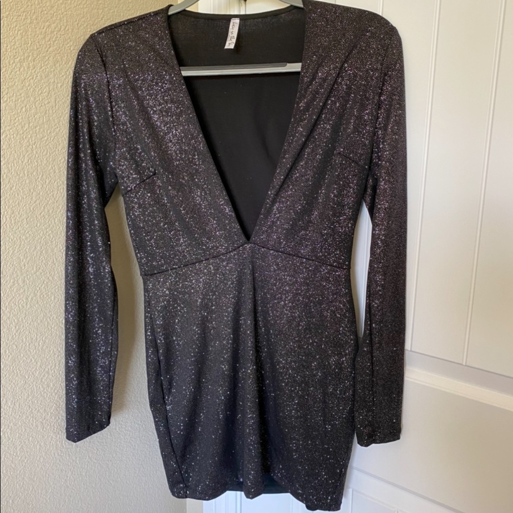 Black sparkly dress